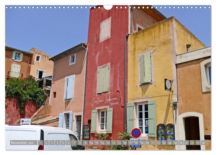 Produktbild: Spaziergang durch Roussillon (Wandkalender 2026 DIN A3 quer), CALVENDO Monatskalender