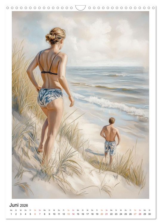 Produktbild: Maritimes Vergn&uuml;gen am Strand (Wandkalender 2026 DIN A3 hoch), CALVENDO Monatskalender