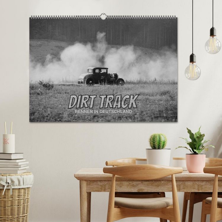 Produktbild: Dirt Track Races (Wandkalender 2026 DIN A2 quer), CALVENDO Monatskalender