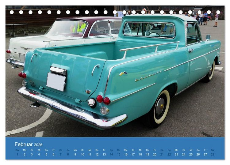 Produktbild: Opel Classics (Tischkalender 2026 DIN A5 quer), CALVENDO Monatskalender