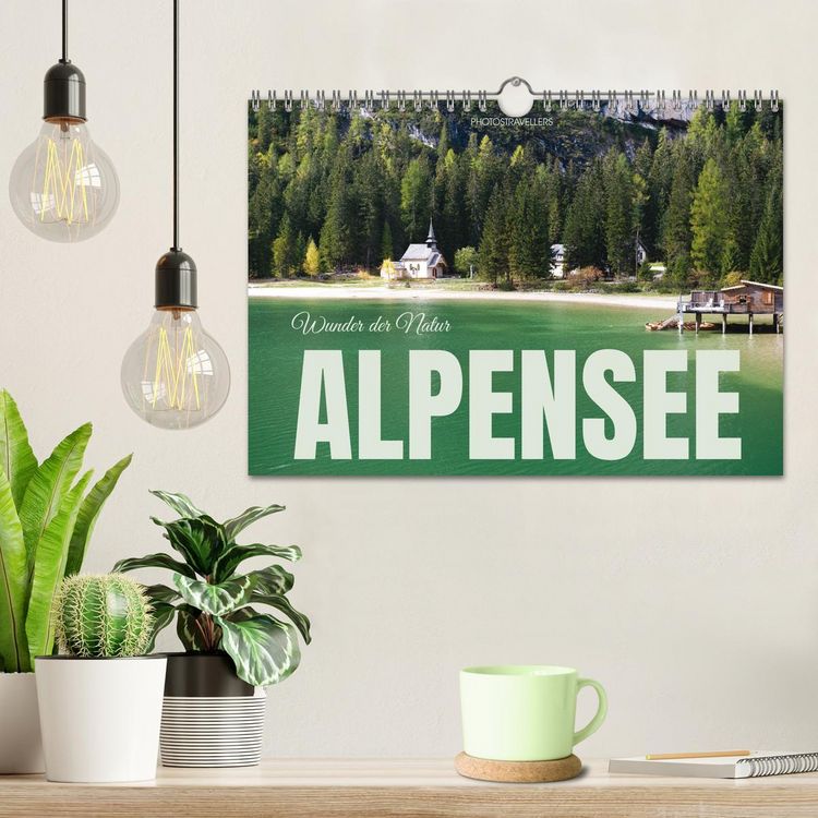 Produktbild: Alpensee - Wunder der Natur (Wandkalender 2026 DIN A4 quer), CALVENDO Monatskalender