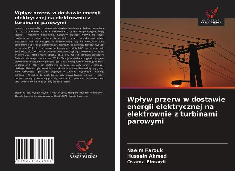 Produktbild: Wp&iquest;yw przerw w dostawie energii elektrycznej na elektrownie z turbinami parowymi