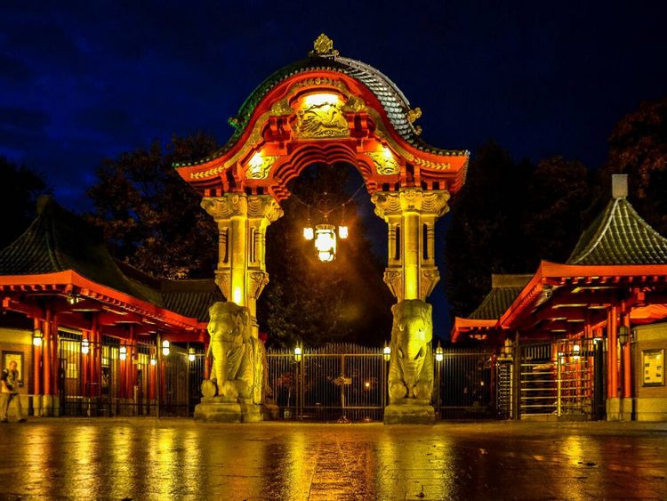 Produktbild: CALVENDO Puzzle Elefantentor am Zoo | 1000 Teile Lege-Gr&ouml;&szlig;e 64x48cm Foto-Puzzle f&uuml;r gl&uuml;ckliche Stunden