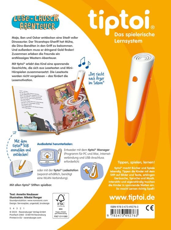 Produktbild: Tiptoi&reg; Lese-Lausch-Abenteuer - Dino-Stadt