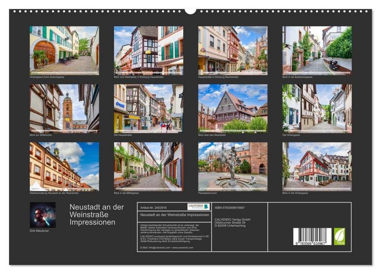Produktbild: Neustadt an der Weinstra&szlig;e Impressionen (hochwertiger Premium Wandkalender 2027 DIN A2 quer), Kunstdruck in Hochglanz