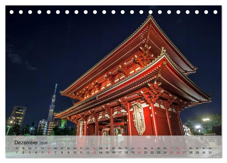 Produktbild: Japan. Zwischen Tradition und Moderne (Tischkalender 2026 DIN A5 quer), CALVENDO Monatskalender