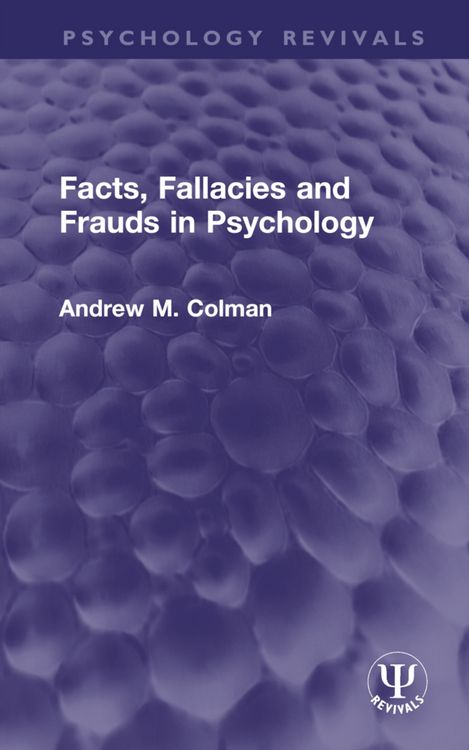 Produktbild: Facts, Fallacies and Frauds in Psychology