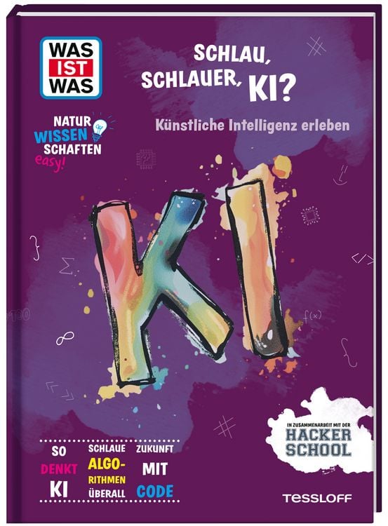 Produktbild: WAS IST WAS Naturwissenschaften easy! Schlau, schlauer, KI? Künstliche Intelligenz erleben