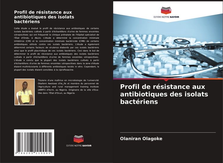 Produktbild: Profil de r&eacute;sistance aux antibiotiques des isolats bact&eacute;riens