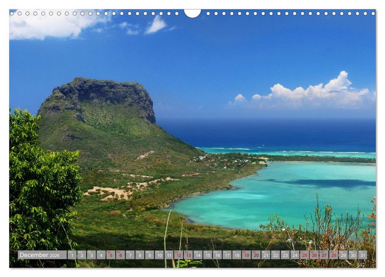 Produktbild: Mauritius A Tropical Paradise in The Indian Ocean (Wall Calendar 2026 DIN A3 landscape), CALVENDO 12 Month Wall Calendar
