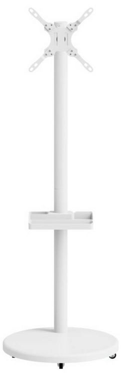 Produktbild: Reflecta TV Stand 43P-2020T wei&szlig; TV-Standfu&szlig; 43,2 cm (17") - 109,2 cm (43") Neigbar, Schwenkbar, Rotierbar, H&ouml;henverstellbar Ger&auml;teablage