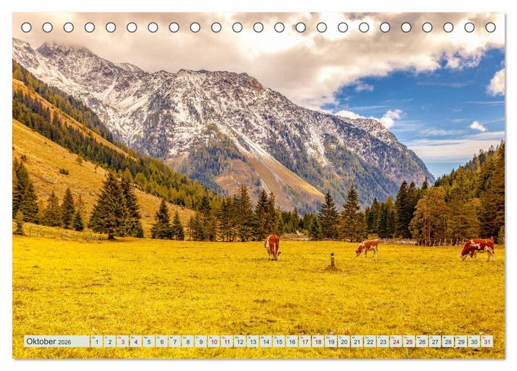 Produktbild: Lungau / &Ouml;sterreich (Tischkalender 2026 DIN A5 quer), CALVENDO Monatskalender