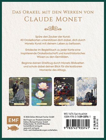 Produktbild: Orakel-Kartenset: Magische Momente &ndash; Das Monet-Orakel