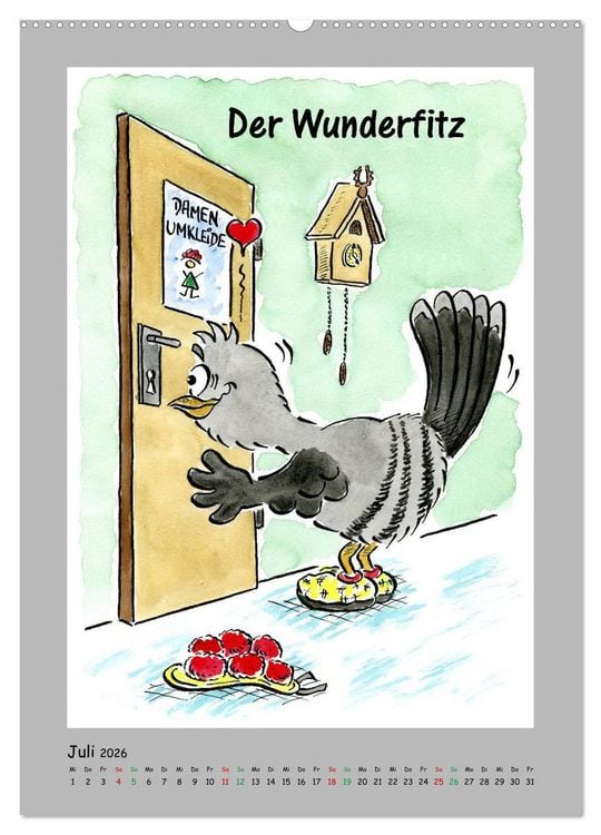 Produktbild: HarryKuckuck - Der Schwarzwald ruft (hochwertiger Premium Wandkalender 2026 DIN A2 hoch), Kunstdruck in Hochglanz