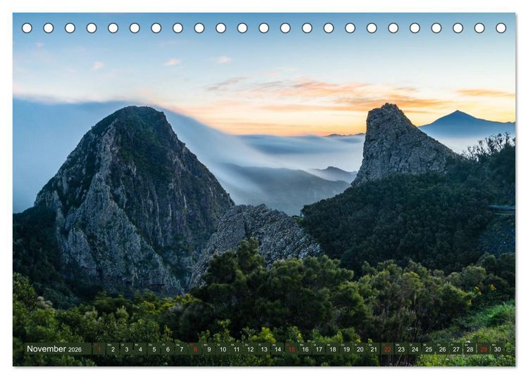 Produktbild: La Gomera - Vielseitige Insel (Tischkalender 2026 DIN A5 quer), CALVENDO Monatskalender