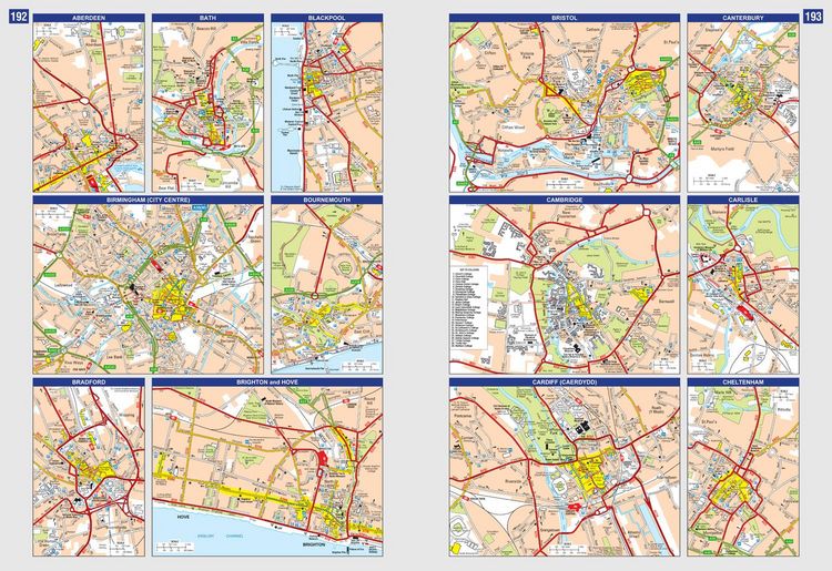 Produktbild: Great Britain A-Z Super Scale Road Atlas 2025 (A3 Spiral)