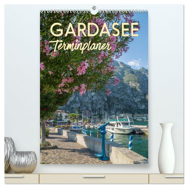 Produktbild: GARDASEE Terminplaner (hochwertiger Premium Wandkalender 2026 DIN A2 hoch), Kunstdruck in Hochglanz