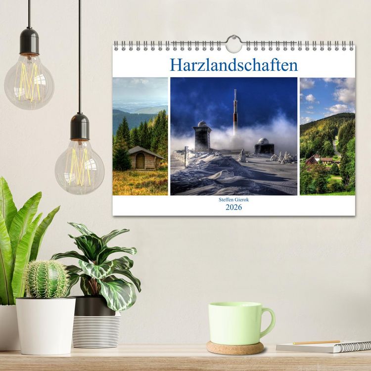 Produktbild: Harz Landschaften (Wandkalender 2026 DIN A4 quer), CALVENDO Monatskalender
