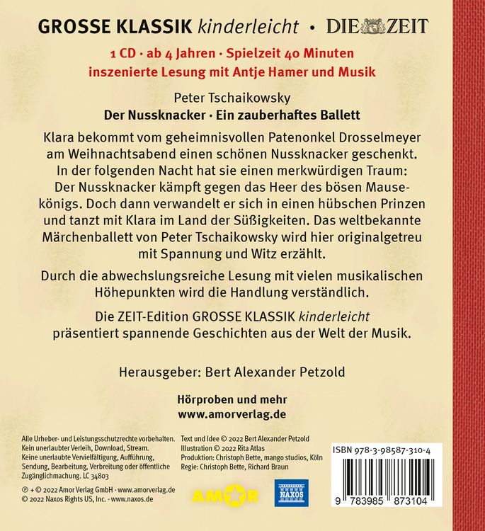 Produktbild: Der Nussknacker. Ein zauberhaftes Ballett.