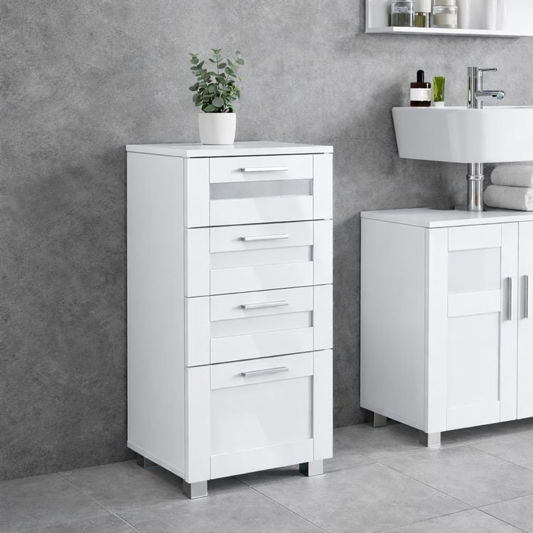 Produktbild: Midischrank Schubladen Nilari 76 x 38 x 28 cm