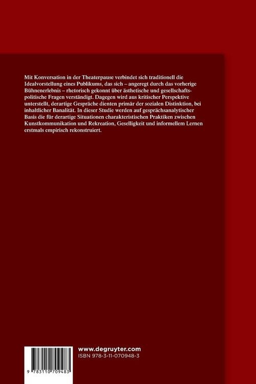 Produktbild: Theater im Gespr&auml;ch