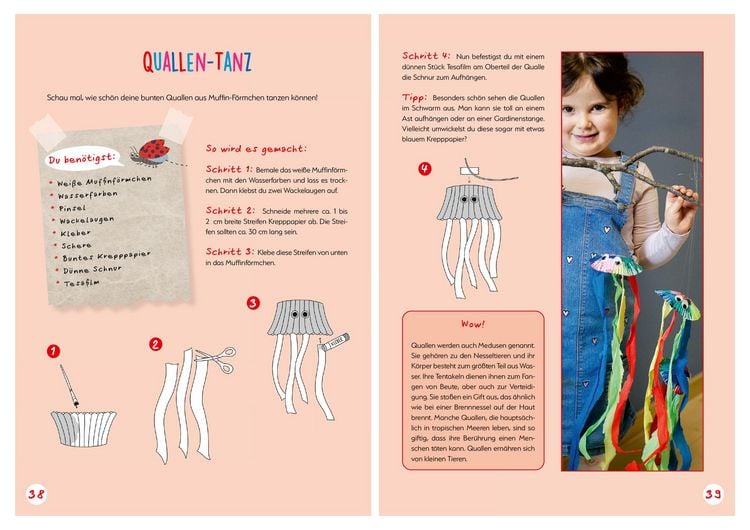 Produktbild: Tiere basteln mit den Kleinsten. Für Kinder von 2 bis 6 Jahren