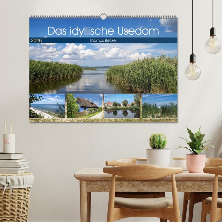 Produktbild: Das idyllische Usedom (Wandkalender 2026 DIN A2 quer), CALVENDO Monatskalender