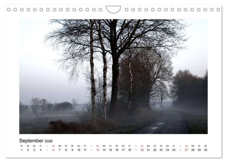 Produktbild: Winter im Teufelsmoor (Wandkalender 2026 DIN A4 quer), CALVENDO Monatskalender