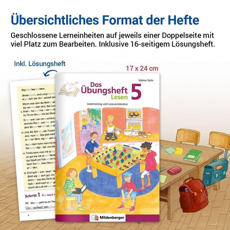 Produktbild: Das &Uuml;bungsheft Lesen 5