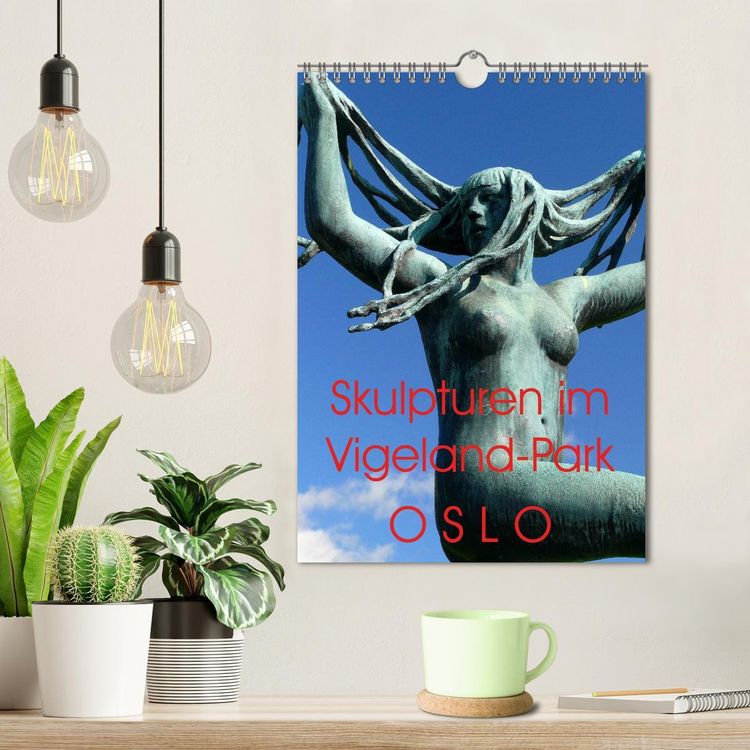Produktbild: Skulpturen im Vigeland-Park Oslo (Wandkalender 2026 DIN A4 hoch), CALVENDO Monatskalender