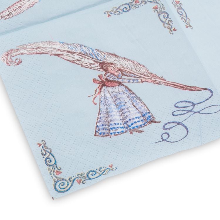Produktbild: Serviette Herzenspost, 25x25cm