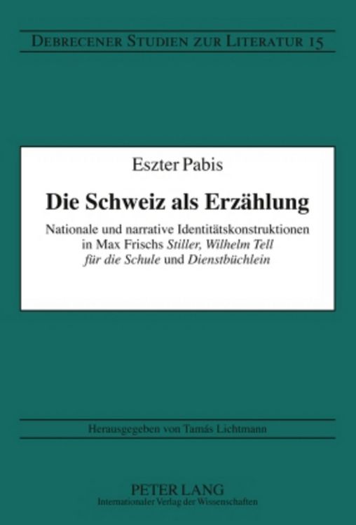 Produktbild: Die Schweiz als Erz&auml;hlung