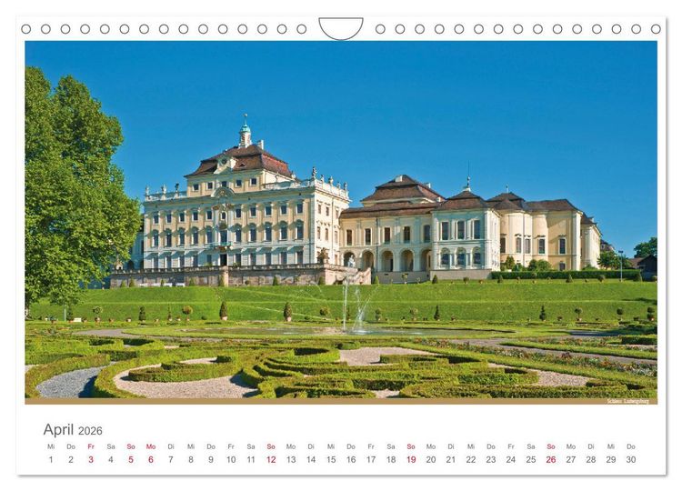 Produktbild: Der Neckar - Unterwegs in Deutschland (Wandkalender 2026 DIN A4 quer), CALVENDO Monatskalender