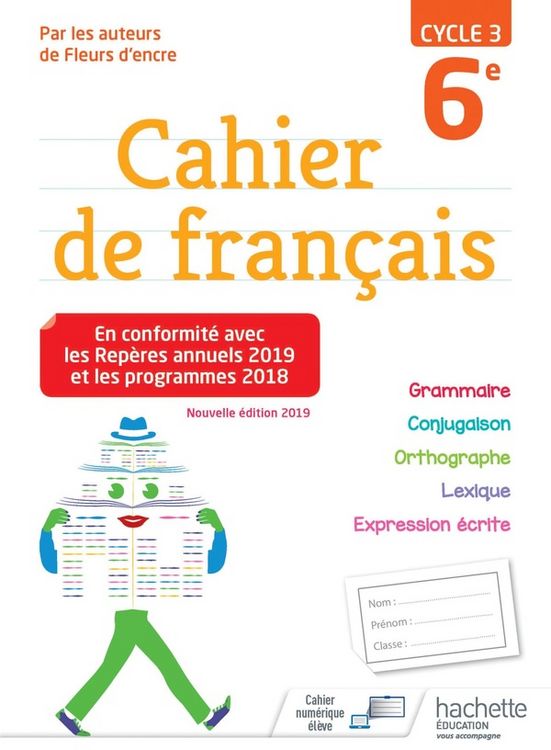 Produktbild: Cahier de fran&ccedil;ais 6e, cycle 3