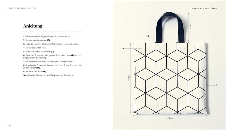 Produktbild: Kleine kreative Auszeit: Coole Taschen n&auml;hen