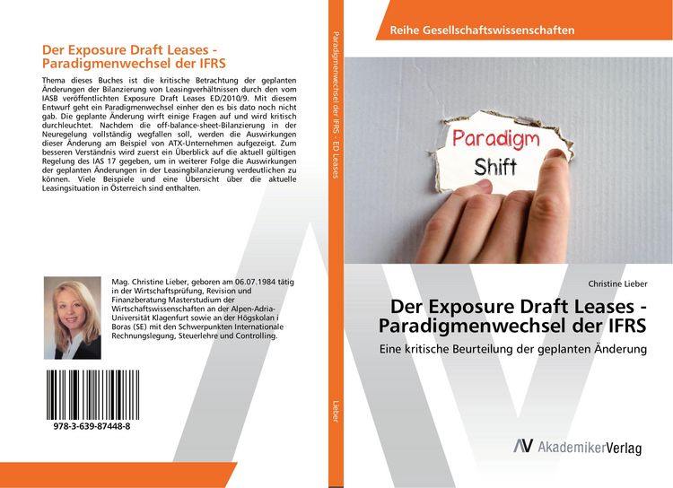 Produktbild: Der Exposure Draft Leases - Paradigmenwechsel der IFRS
