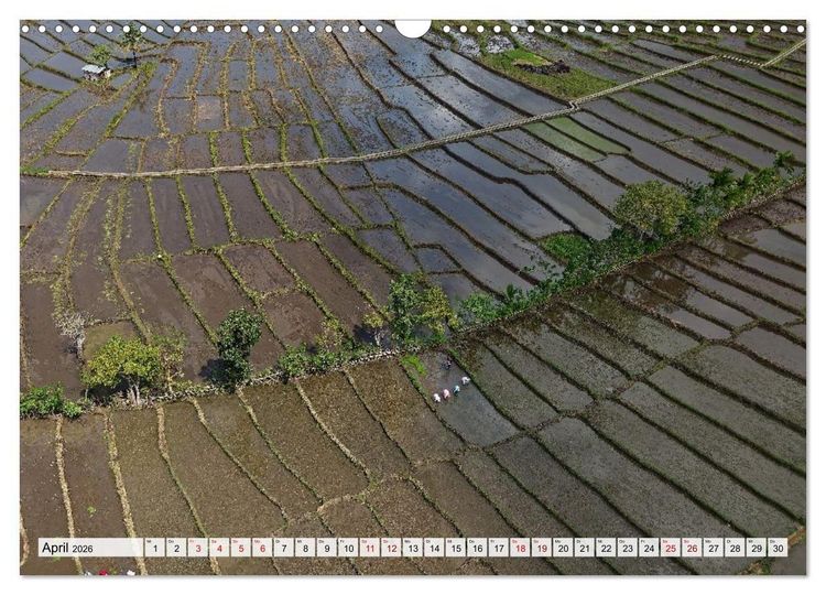 Produktbild: Indonesien von oben - spektakul&auml;re Landschaften aus der Vogelperspektive (Wandkalender 2026 DIN A3 quer), CALVENDO Monatskalender