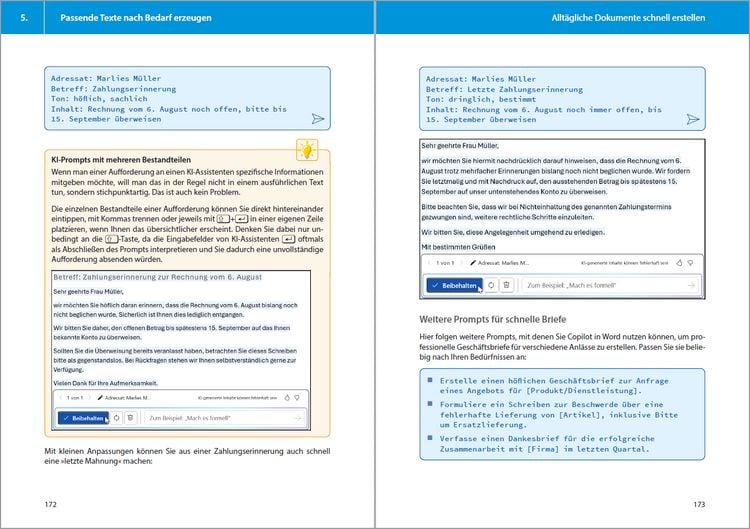 Produktbild: KI mit Office und Microsoft 365 - Das Praxisbuch