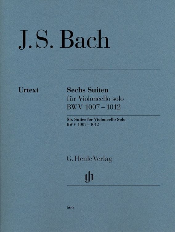 "Johann Sebastian Bach - Sechs Suiten BWV 1007-1012 für Violoncello ...