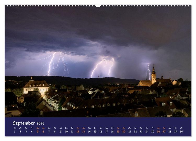 Produktbild: Durlach, das Stadtbild in 12 Impressionen (Wandkalender 2026 DIN A2 quer), CALVENDO Monatskalender