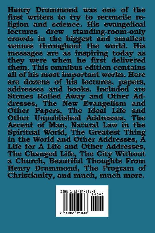 Produktbild: The Henry Drummond Reader - Essential Writings on Christian Faith, Spiritual Growth, Science, and the Meaning of Love