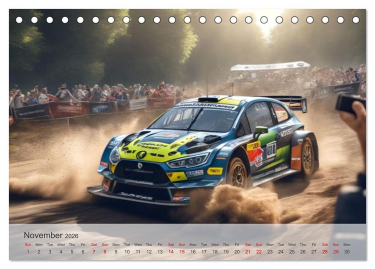 Produktbild: The ultimate sporty driving experience (Desk Calendar 2026 DIN A5 landscape), CALVENDO 12 Month DeskCalendar