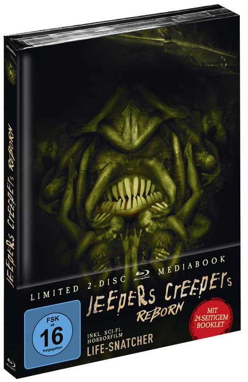 Produktbild: Jeepers Creepers: Reborn LTD. - 2-Disc-Mediabook mit 24-seitigem Booklet (+ Bonus-Blu-ray)