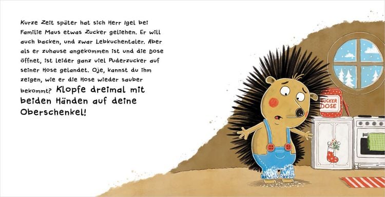 Produktbild: Schüttel den Weihnachtsbaum. Ein Weihnachts-Mitmachbuch zum Schütteln, Schaukeln, Pusten, Klopfen und sehen, was dann passiert. Von 2 bis 4 Jahren