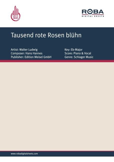 Produktbild: Tausend rote Rosen bl&uuml;hn