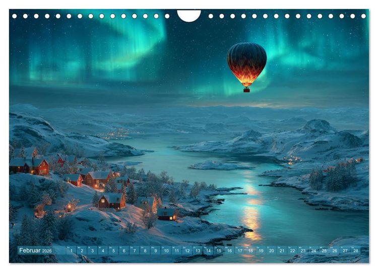Produktbild: Vom Wind getragen (Wandkalender 2026 DIN A4 quer), CALVENDO Monatskalender