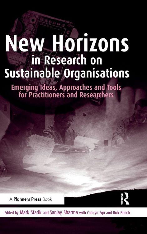 Produktbild: New Horizons in Research on Sustainable Organisations