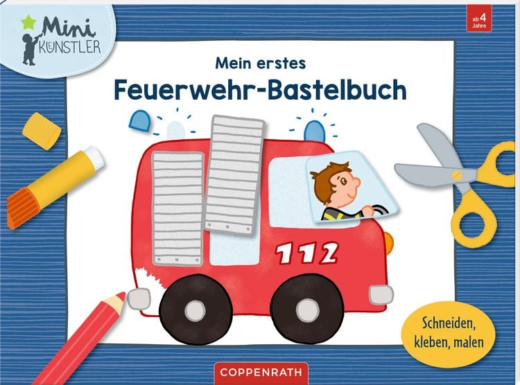 Bild vom Artikel Mein 1. Feuerwehr-Bastelbuch (Mini-Künstler) vom Autor Sabine Legien