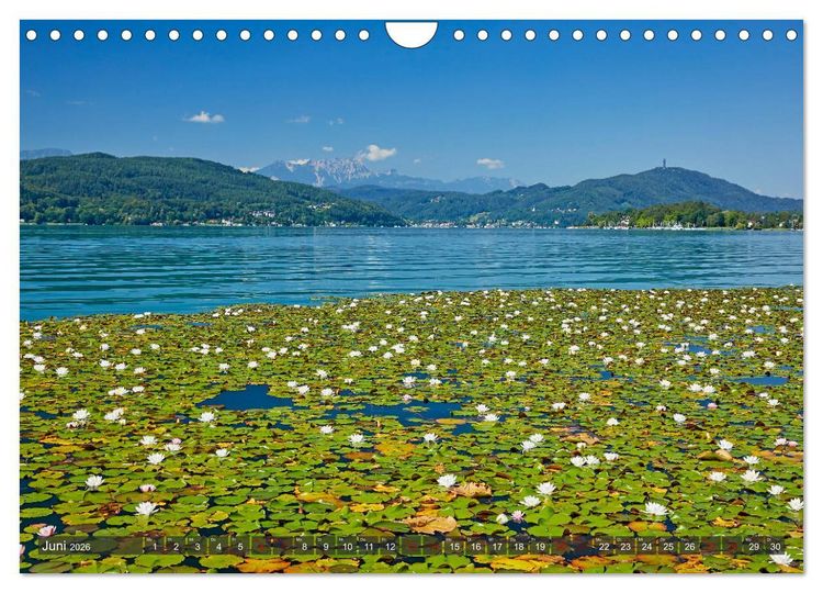 Produktbild: Der W&ouml;rthersee - &Ouml;sterreichs Riviera (Wandkalender 2026 DIN A4 quer), CALVENDO Monatskalender