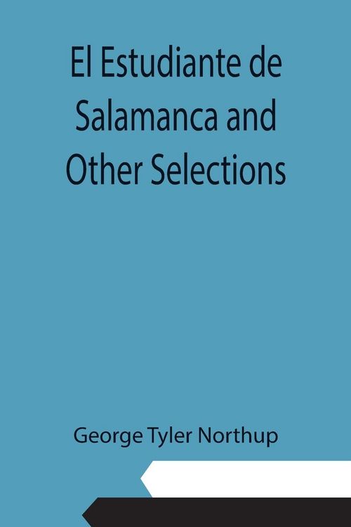Produktbild: El Estudiante de Salamanca and Other Selections
